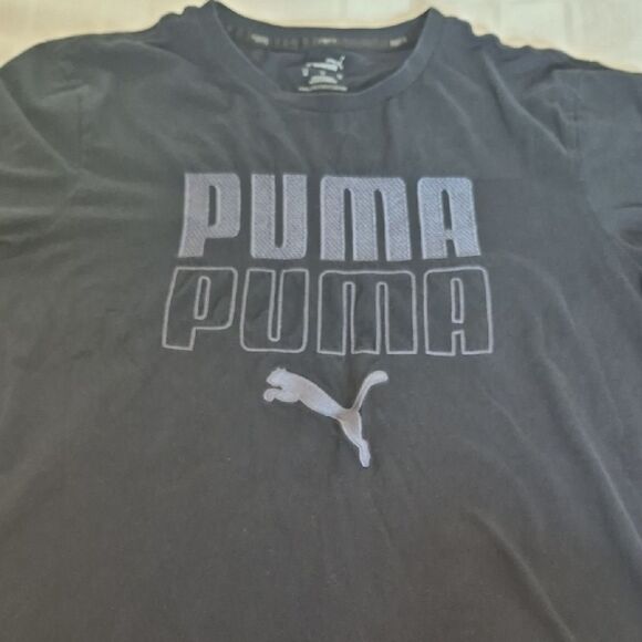 Puma Black Tee with Bold Logo - Picture 15 of 16
